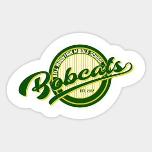BMMS Bobcats Baseball Sticker